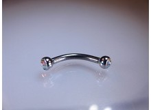 1.2mm Titanium Curved Barbell with 2.3mm Micro Ball